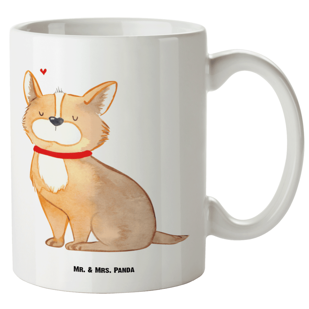 XL Tasse Hundeglück XL Tasse, Große Tasse, Grosse Kaffeetasse, XL Becher, XL Teetasse, spülmaschinenfest, Jumbo Tasse, Groß, Hund, Hundemotiv, Haustier, Hunderasse, Tierliebhaber, Hundebesitzer, Sprüche, Corgie, Hundeliebe, Spruch, Hundemama, Liebe