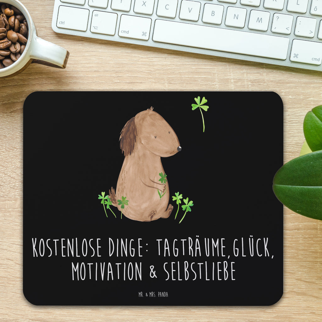 Mauspad Hund Kleeblatt Mousepad, Computer zubehör, Büroausstattung, PC Zubehör, Arbeitszimmer, Mauspad, Einzigartiges Mauspad, Designer Mauspad, Mausunterlage, Mauspad Büro, Hund, Hundemotiv, Haustier, Hunderasse, Tierliebhaber, Hundebesitzer, Sprüche, Kleeblatt, Glück, Tagträume, Motivation, Neuanfang, Geschenk, Glücksbringer, Selbstliebe, Achtsamkeit