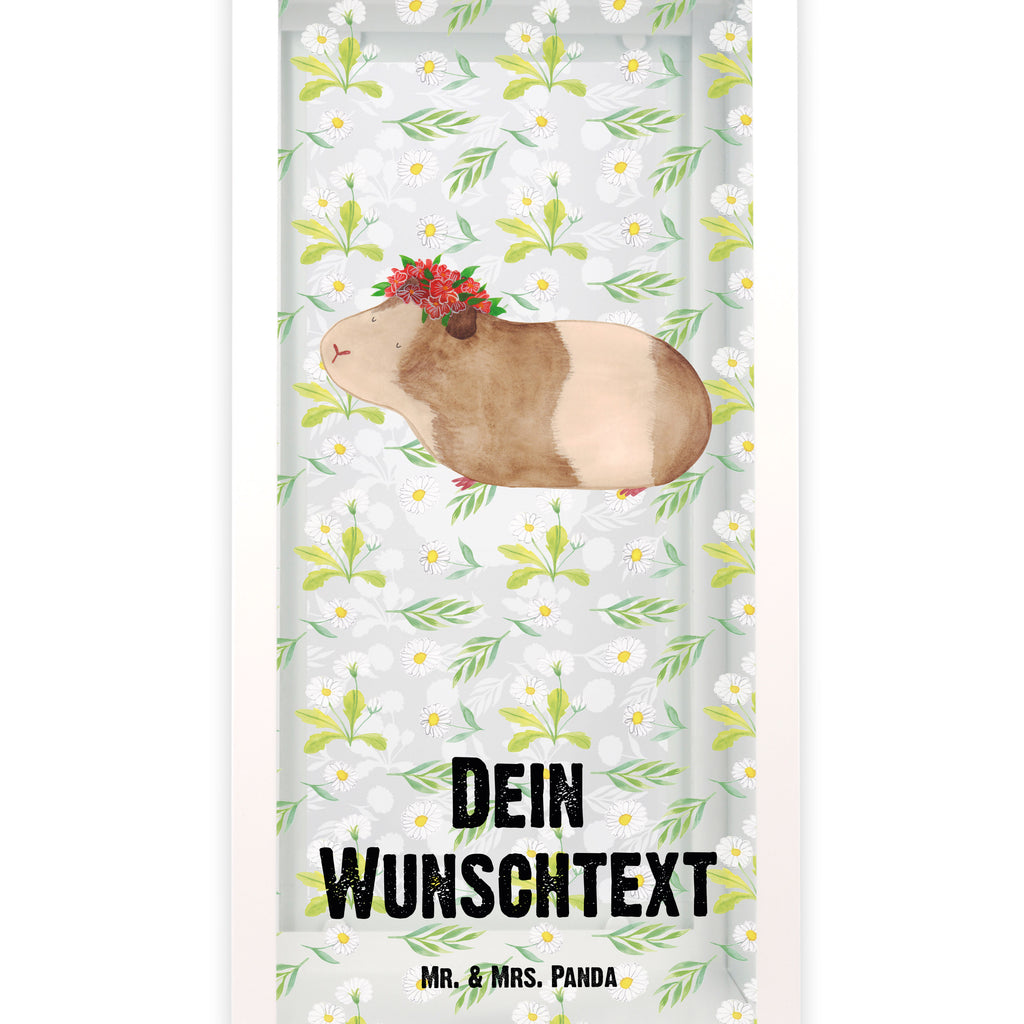 Personalisierte Deko Laterne Meerschweinchen weise Gartenlampe, Gartenleuchte, Gartendekoration, Gartenlicht, Laterne kleine Laternen, XXL Laternen, Laterne groß, Tiermotive, Gute Laune, lustige Sprüche, Tiere, Meerschweinchen, Meerie, Meeries, Wunder, Blumenkind, Realität, Spruch, Weisheit, Motivation, Wunderland