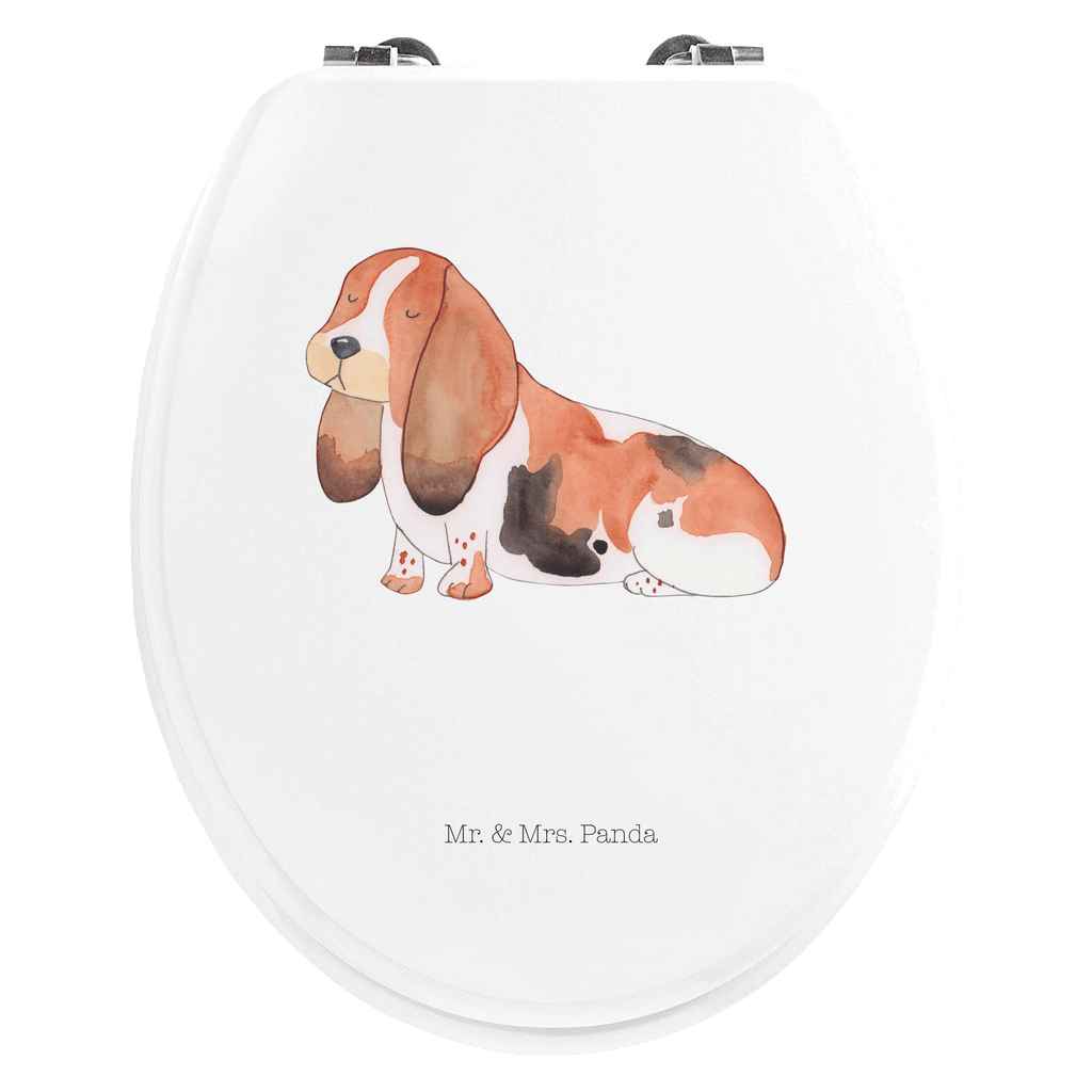 Motiv WC Sitz Hund Basset Hound Klobrille, Klodeckel, Toilettendeckel, WC-Sitz, Toilette, Hund, Hundemotiv, Haustier, Hunderasse, Tierliebhaber, Hundebesitzer, Sprüche, Basset Hound, Basset, Hundeliebe, kinderlos