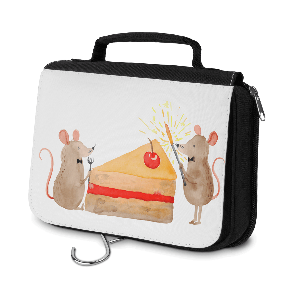 Kulturbeutel Mäuse Kuchen Kulturbeutel, Zum Aufhängen, Waschtasche, Kosmetiktasche, Damen, Herren, Aufbewahrungstasche, Schminktasche, Kosmetikbeutel, Organizer, Kulturtasche, Schminkutensil, Geburtstag, Geburtstagsgeschenk, Geschenk, Kuchen, Maus, Mäuse, Party, Leben, Glück