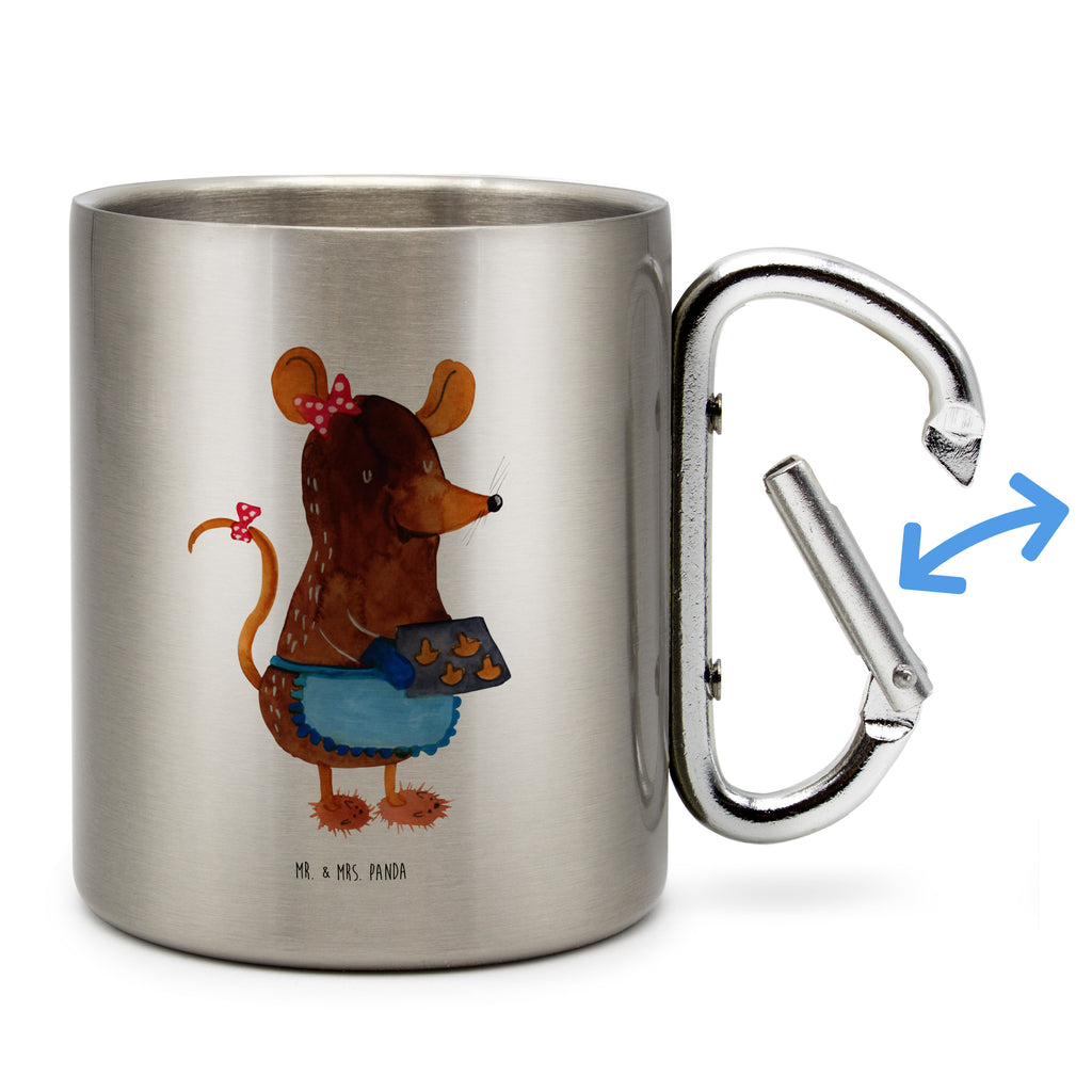 Edelstahlbecher Maus Kekse Edelstahltasse, Karabiner, Edelstahlbecher, Outdoor, Camping, Tasse, Becher, Winter, Weihnachten, Weihnachtsdeko, Nikolaus, Advent, Heiligabend, Wintermotiv, Maus, Kekse, backen, Weihnachtskekse, Plätzchen, Weihnachtsbäckerei, Chaosqueen