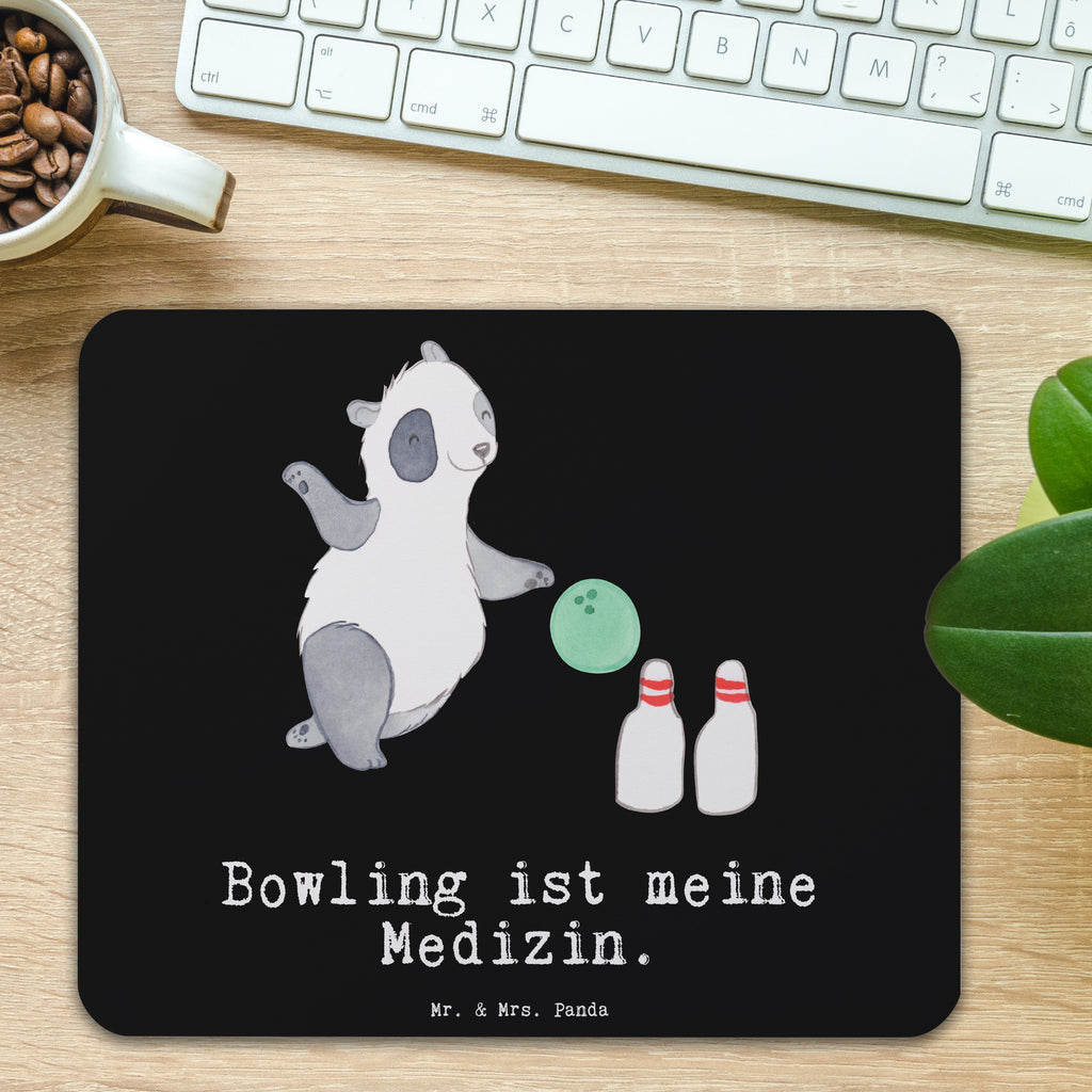 Mauspad Panda Bowling Medizin Mousepad, Computer zubehör, Büroausstattung, PC Zubehör, Arbeitszimmer, Mauspad, Einzigartiges Mauspad, Designer Mauspad, Mausunterlage, Mauspad Büro, Geschenk, Sport, Sportart, Hobby, Schenken, Danke, Dankeschön, Auszeichnung, Gewinn, Sportler, Bowling, Bowlen gehen, Bowling Center