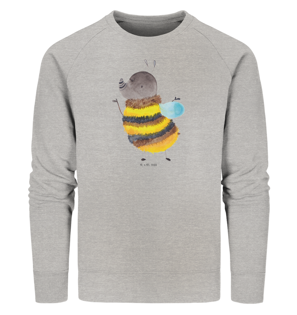 Organic Pullover Hummel flauschig Pullover, Pullover Männer, Pullover Frauen, Sweatshirt, Sweatshirt Männer, Sweatshirt Frauen, Unisex, Tiermotive, Gute Laune, lustige Sprüche, Tiere, Hummel, Flauschig, Biene, Blume, Natur