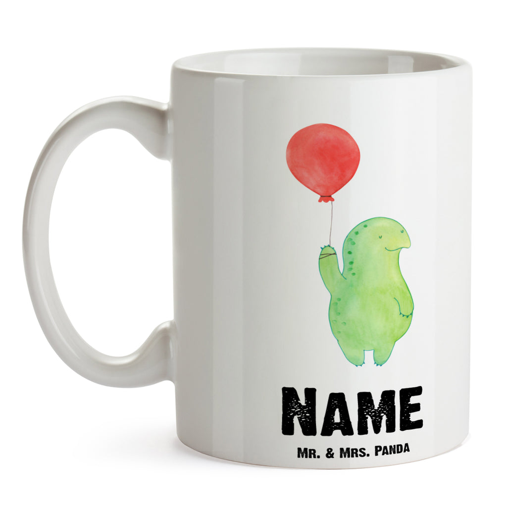 Personalisierte Tasse Schildkröte Luftballon Personalisierte Tasse, Namenstasse, Wunschname, Personalisiert, Tasse, Namen, Drucken, Tasse mit Namen, Schildkröte, Schildkröten, Mutausbruch, Motivation, Motivationsspruch