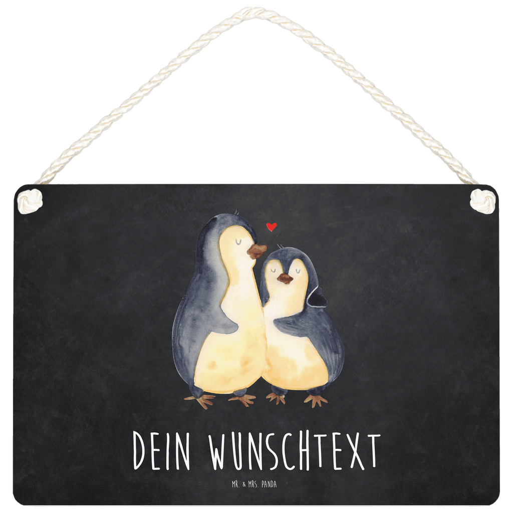 Personalisiertes Deko Schild Pinguin umarmend Dekoschild, Deko Schild, Schild, Tür Schild, Türschild, Holzschild, Wandschild, Wanddeko, Pinguin, Liebe, Liebespaar, Liebesbeweis, Liebesgeschenk, Verlobung, Jahrestag, Hochzeitstag, Hochzeit, Hochzeitsgeschenk