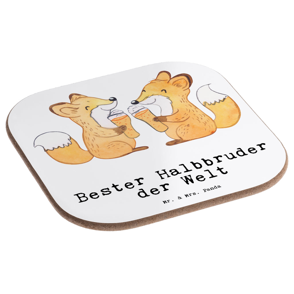 Quadratische Untersetzer Fuchs Bester Halbbruder der Welt Untersetzer, Bierdeckel, Glasuntersetzer, Untersetzer Gläser, Getränkeuntersetzer, Untersetzer aus Holz, Untersetzer für Gläser, Korkuntersetzer, Untersetzer Holz, Holzuntersetzer, Tassen Untersetzer, Untersetzer Design, für, Dankeschön, Geschenk, Schenken, Geburtstag, Geburtstagsgeschenk, Geschenkidee, Danke, Bedanken, Mitbringsel, Freude machen, Geschenktipp, Halbbruder, Stiefbruder, Stief, Stiefgeschwister, Bruder, Brudi, Geschwister, Bruderherz, Schwester, Familie, Kleinigkeit, Brother, Bester, Sohn