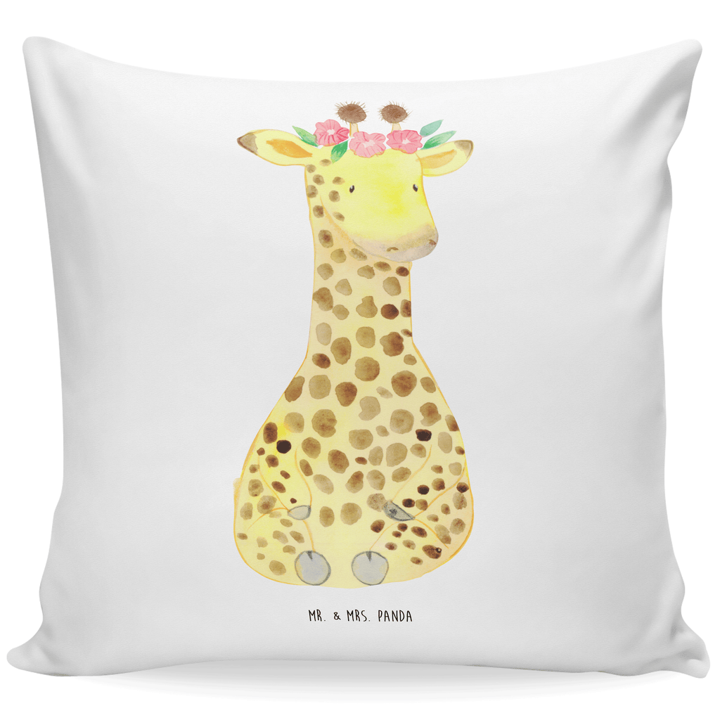 40x40 Kissen Giraffe Blumenkranz Kissenhülle, Kopfkissen, Sofakissen, Dekokissen, Motivkissen, sofakissen, sitzkissen, Kissen, Kissenbezüge, Kissenbezug 40x40, Kissen 40x40, Kissenhülle 40x40, Zierkissen, Couchkissen, Dekokissen Sofa, Sofakissen 40x40, Dekokissen 40x40, Kopfkissen 40x40, Kissen 40x40 Waschbar, Afrika, Wildtiere, Giraffe, Blumenkranz, Abenteurer, Selbstliebe, Freundin