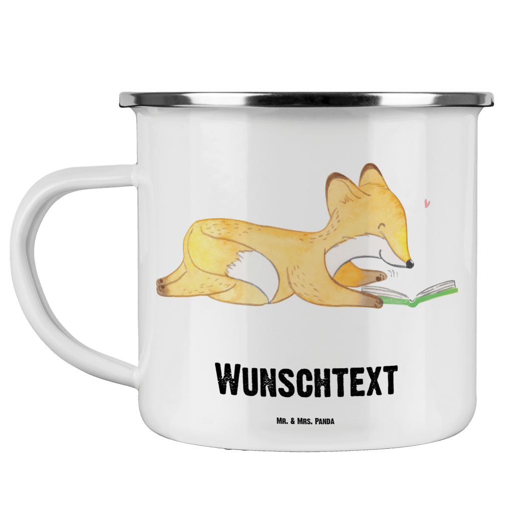 Personalisierte Emaille Tasse Fuchs Lesen Emaille Tasse personalisiert, Emaille Tasse mit Namen, Campingtasse personalisiert, Namenstasse, Campingtasse bedrucken, Campinggeschirr personalsisert, tasse mit namen, personalisierte tassen, personalisierte tasse, tasse selbst gestalten, tasse bedrucken, tassen bedrucken, Geschenk, Sport, Sportart, Hobby, Schenken, Danke, Dankeschön, Auszeichnung, Gewinn, Sportler, lesen, Bücher lesen, Bücherwurm