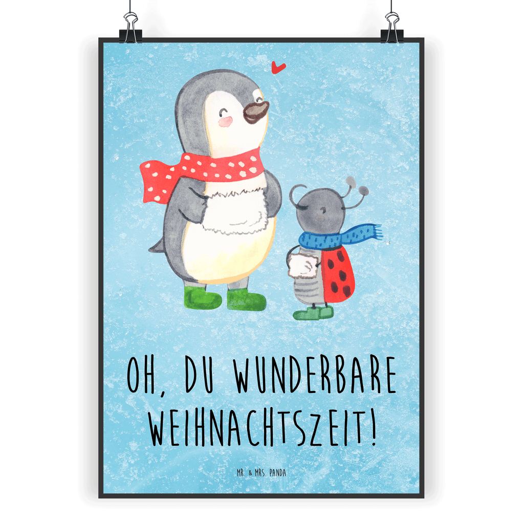 Poster Smörle Winterzeit Poster, Wandposter, Bild, Wanddeko, Küchenposter, Kinderposter, Wanddeko Bild, Raumdekoration, Wanddekoration, Handgemaltes Poster, Mr. & Mrs. Panda Poster, Designposter, Kunstdruck, Posterdruck, Winter, Weihnachten, Weihnachtsdeko, Nikolaus, Advent, Heiligabend, Wintermotiv, Weihnachtszeit, Weihnachtsgruß, Weihnachten Grüße