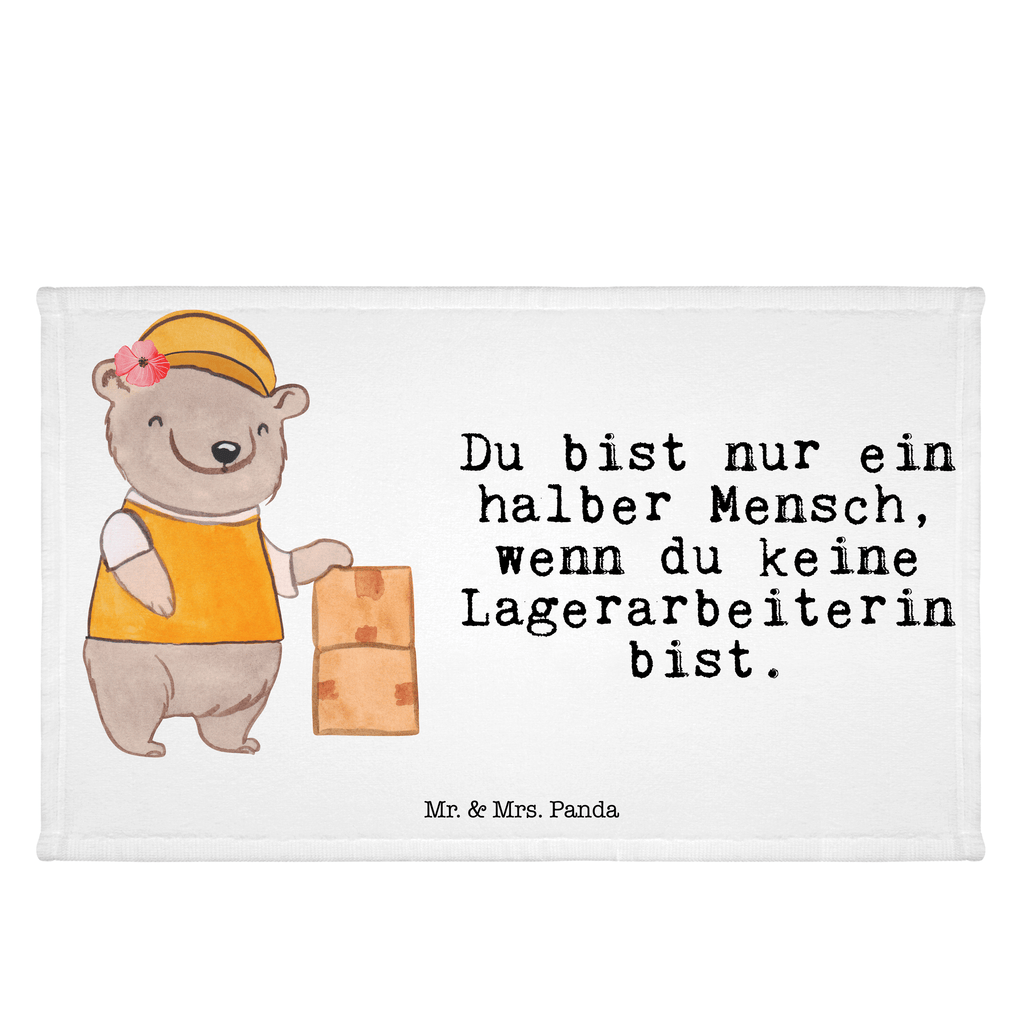 Handtuch Lagerarbeiterin mit Herz Gästetuch, Reisehandtuch, Sport Handtuch, Frottier, Kinder Handtuch, Beruf, Ausbildung, Jubiläum, Abschied, Rente, Kollege, Kollegin, Geschenk, Schenken, Arbeitskollege, Mitarbeiter, Firma, Danke, Dankeschön, Lagerarbeiterin, Fachlageristin, Lageristin, Lagerverwalterin