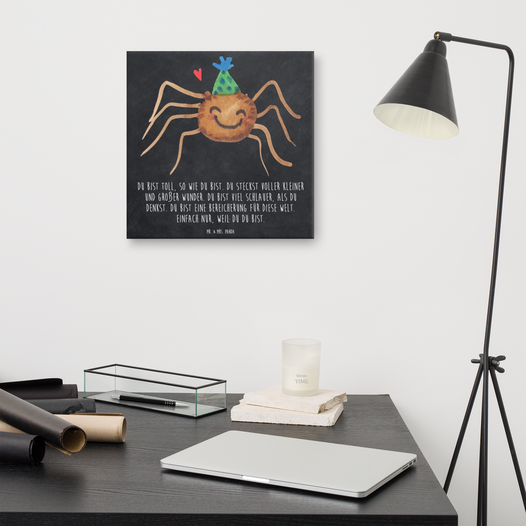 Leinwand Bild Spinne Agathe Party Leinwand, Bild, Kunstdruck, Wanddeko, Dekoration, Spinne Agathe, Spinne, Agathe, Videos, Merchandise, Selbstliebe, Wunder, Motivation, Glück