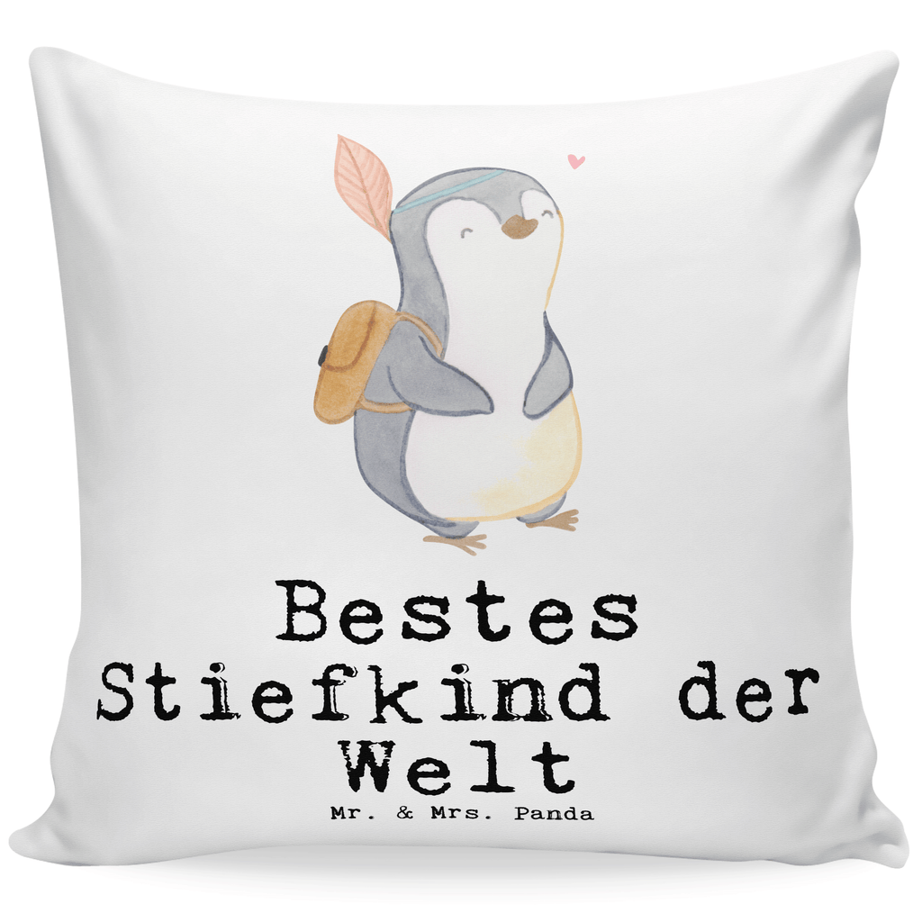 40x40 Kissen Pinguin Bestes Stiefkind der Welt Kissenhülle, Kopfkissen, Sofakissen, Dekokissen, Motivkissen, sofakissen, sitzkissen, Kissen, Kissenbezüge, Kissenbezug 40x40, Kissen 40x40, Kissenhülle 40x40, Zierkissen, Couchkissen, Dekokissen Sofa, Sofakissen 40x40, Dekokissen 40x40, Kopfkissen 40x40, Kissen 40x40 Waschbar, für, Dankeschön, Geschenk, Schenken, Geburtstag, Geburtstagsgeschenk, Geschenkidee, Danke, Bedanken, Mitbringsel, Freude machen, Geschenktipp, Stiefkind, angeheiratet, Kinder, Kind, Kid, Kids, Kiddy, Bestes, Tochter, Sohn, Nachwuchs, Geburt, Liebling, Taufe