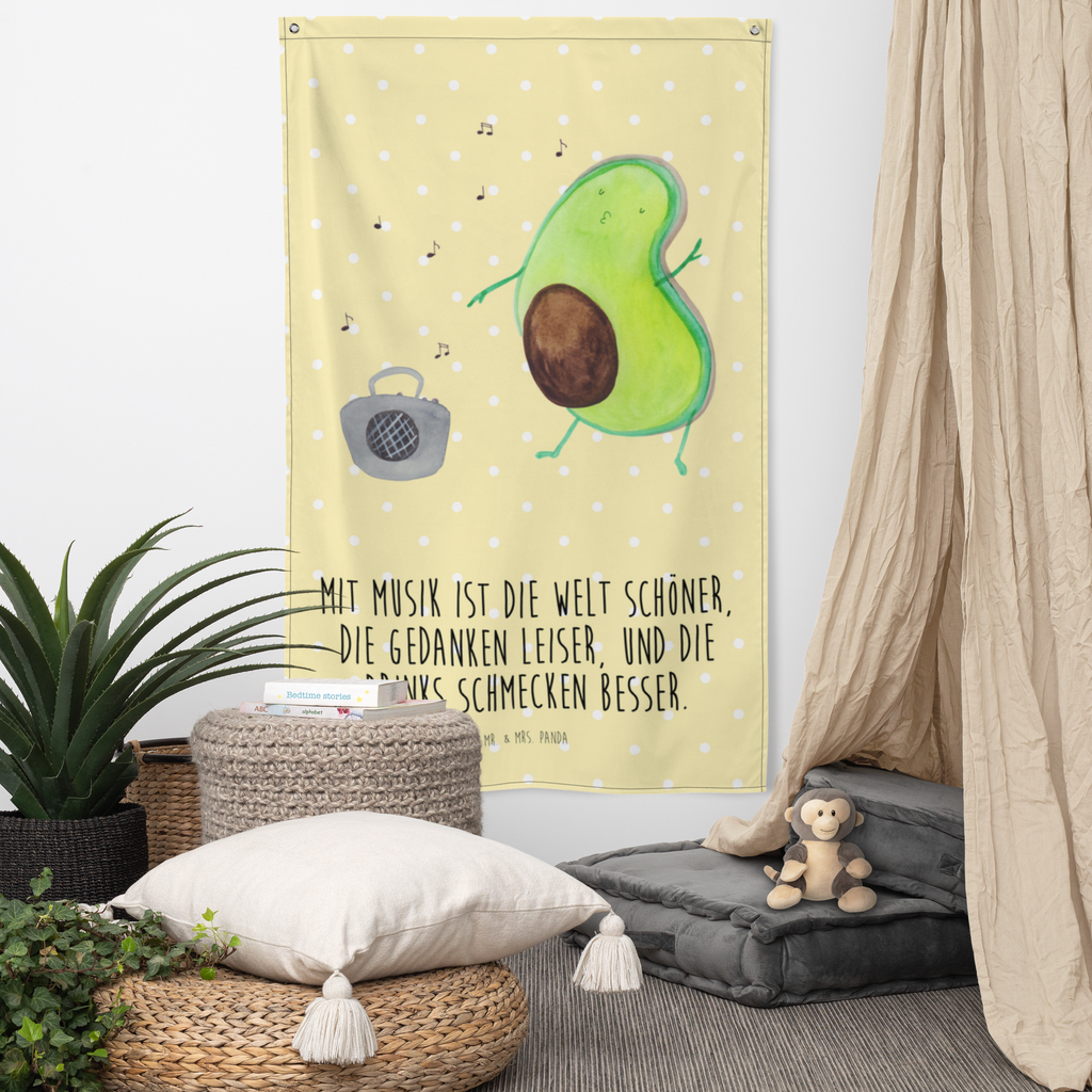 Wandteppich Avocado tanzt Wandbehang, Dekoration, Boho, Wandteppich, Wandtuch, Wanddeko, Tapisserie, Tapestry, Wandbild, Textil-Kunst, Schmuck-Wandbehang, Wand Deko, Kinderzimmer, Kinderzimmer Wand, Kinderzimmer Deko, Kinderzimmer Wanddeko, Avocado, Veggie, Vegan, Gesund