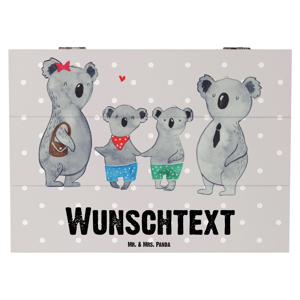 Personalisierte Holzkiste Koala Familie zwei Holzkiste mit Namen, Kiste mit Namen, Schatzkiste mit Namen, Truhe mit Namen, Schatulle mit Namen, Erinnerungsbox mit Namen, Erinnerungskiste, mit Namen, Dekokiste mit Namen, Aufbewahrungsbox mit Namen, Holzkiste Personalisiert, Kiste Personalisiert, Schatzkiste Personalisiert, Truhe Personalisiert, Schatulle Personalisiert, Erinnerungsbox Personalisiert, Erinnerungskiste Personalisiert, Dekokiste Personalisiert, Aufbewahrungsbox Personalisiert, Geschenkbox personalisiert, GEschenkdose personalisiert, Familie, Vatertag, Muttertag, Bruder, Schwester, Mama, Papa, Oma, Opa, Koala, Koalabär, beste Familie, Familienzeit, Familienleben, Koalafamilie, Lieblingsfamilie