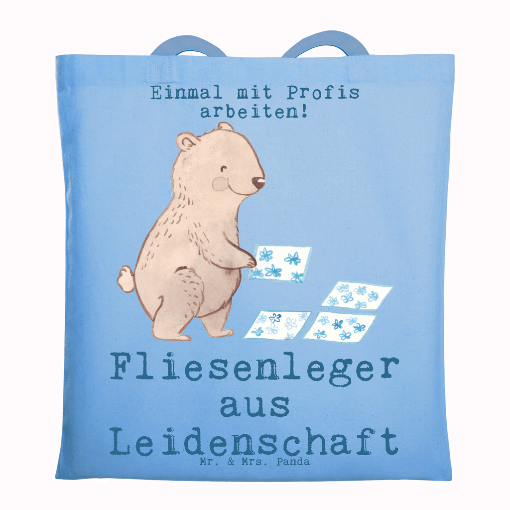 Tragetasche Fliesenleger aus Leidenschaft Beuteltasche, Beutel, Einkaufstasche, Jutebeutel, Stoffbeutel, Tasche, Shopper, Umhängetasche, Strandtasche, Schultertasche, Stofftasche, Tragetasche, Badetasche, Jutetasche, Einkaufstüte, Laptoptasche, Beruf, Ausbildung, Jubiläum, Abschied, Rente, Kollege, Kollegin, Geschenk, Schenken, Arbeitskollege, Mitarbeiter, Firma, Danke, Dankeschön, Fliesenleger, Gesellenprüfung, Fliesenlegermeister, Fliesenlegerbetrieb, Fliesenfachhandel, Handwerk