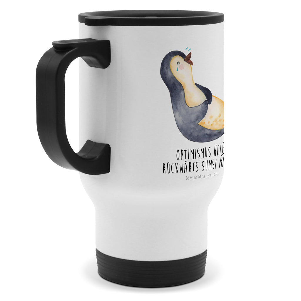 Thermobecher Pinguin Lachen Thermobecher, To Go Becher, Thermotasse, Kaffeebecher, Isolierbecher, Thermobecher To Go, Warmhaltetasse, Edelstahlbecher, Reisebecher, Tasse mit Deckel, Thermobecher für 400 ml, Kaffeetasse zum Mitnehmen, Tasse zum Mitnehmen, Spülmaschinenfest, Pinguin, Pinguine, lustiger Spruch, Optimismus, Fröhlich, Lachen, Humor, Fröhlichkeit