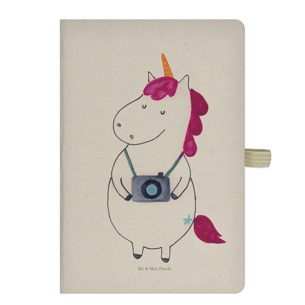 Baumwoll Notizbuch Einhorn Fotograf Notizen, Eintragebuch, Tagebuch, Notizblock, Adressbuch, Journal, Kladde, Skizzenbuch, Notizheft, Schreibbuch, Schreibheft, Einhorn, Einhörner, Einhorn Deko, Pegasus, Unicorn, Fotograf, Fotografie, Kamera, Reisen, Weltreise, Weltenbummler, Urlaub, Tourist, Kurztrip, Reise, Städtereise