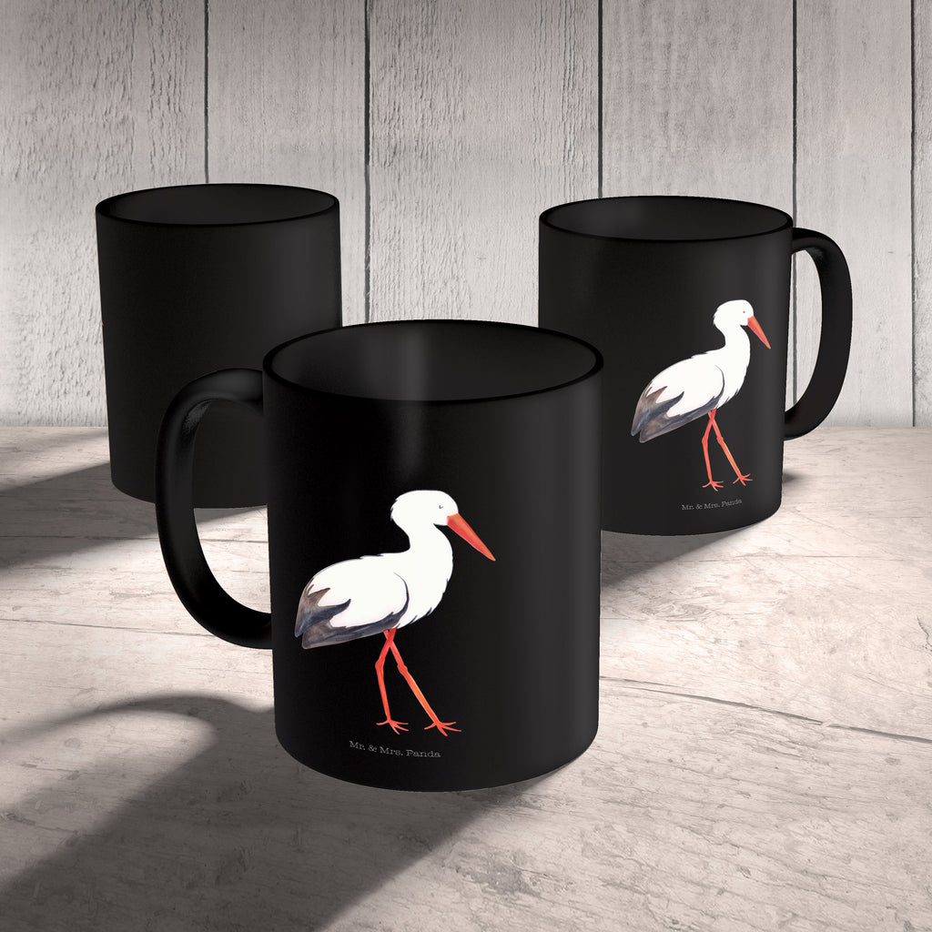 Tasse Storch Tasse, Kaffeetasse, Teetasse, Becher, Kaffeebecher, Teebecher, Keramiktasse, Porzellantasse, Büro Tasse, Geschenk Tasse, Tasse Sprüche, Tasse Motive, Tiermotive, Gute Laune, lustige Sprüche, Tiere, Storch, Störche, Schwangerschaft, Geburt, Mutter, Mütter, Mutter werden, Schwanger, Babybauch, Baby