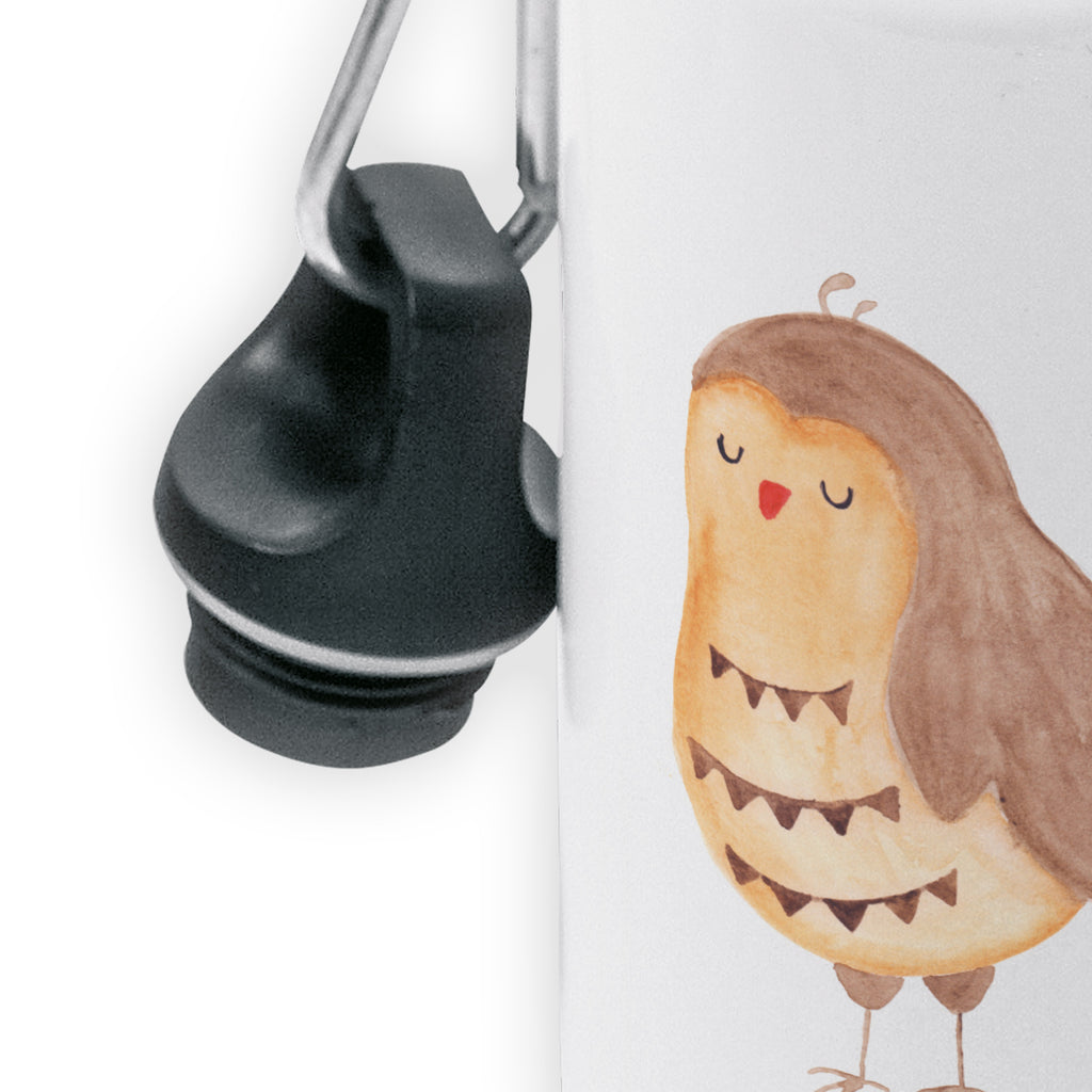 Kindertrinkflasche Eule Zufrieden Kindertrinkflasche, Kinder Trinkflasche, Trinkflasche, Flasche, Kinderflasche, Kinder, Kids, Kindergarten Flasche, Grundschule, Jungs, Mädchen, Eule, Eule Spruch, Eule deko, Owl, Liebe Spruch, Romantisch, Wortspiel lustig, Spruch schön, Geschenk Hochzeitstag