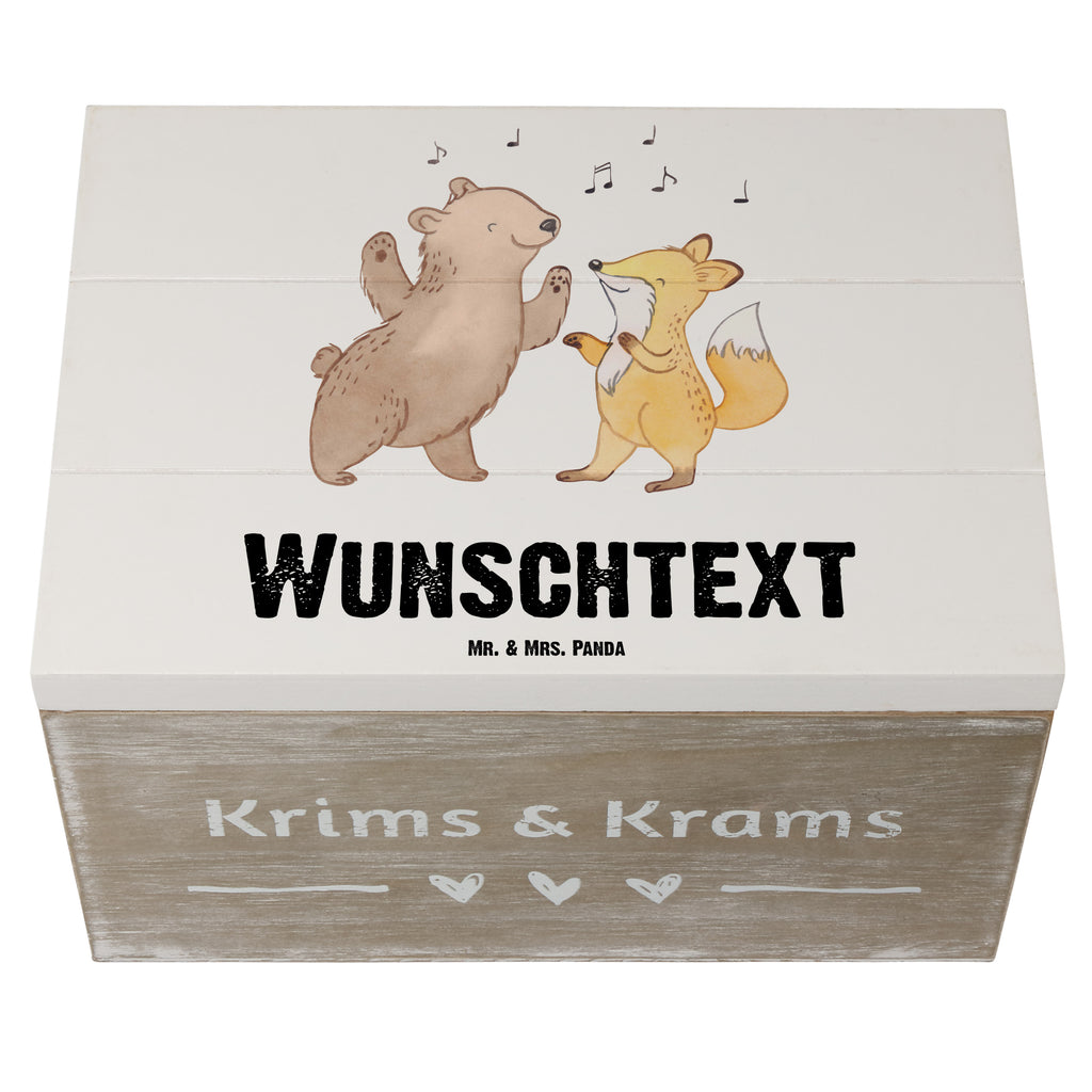 Personalisierte Holzkiste Bär & Fuchs Disco Holzkiste mit Namen, Kiste mit Namen, Schatzkiste mit Namen, Truhe mit Namen, Schatulle mit Namen, Erinnerungsbox mit Namen, Erinnerungskiste, mit Namen, Dekokiste mit Namen, Aufbewahrungsbox mit Namen, Holzkiste Personalisiert, Kiste Personalisiert, Schatzkiste Personalisiert, Truhe Personalisiert, Schatulle Personalisiert, Erinnerungsbox Personalisiert, Erinnerungskiste Personalisiert, Dekokiste Personalisiert, Aufbewahrungsbox Personalisiert, Geschenkbox personalisiert, GEschenkdose personalisiert, Geschenk, Sport, Sportart, Hobby, Schenken, Danke, Dankeschön, Auszeichnung, Gewinn, Sportler, Disco, Clubs, Tanzen, Feiern, Clubbing, Tanzstimmung, Nachtclub