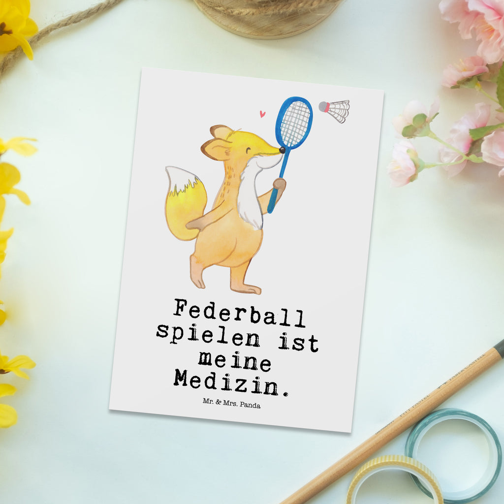 Postkarte Fuchs Federball spielen Medizin Postkarte, Karte, Geschenkkarte, Grußkarte, Einladung, Ansichtskarte, Geburtstagskarte, Einladungskarte, Dankeskarte, Ansichtskarten, Einladung Geburtstag, Einladungskarten Geburtstag, Geschenk, Sport, Sportart, Hobby, Schenken, Danke, Dankeschön, Auszeichnung, Gewinn, Sportler, Federball spielen, Badminton