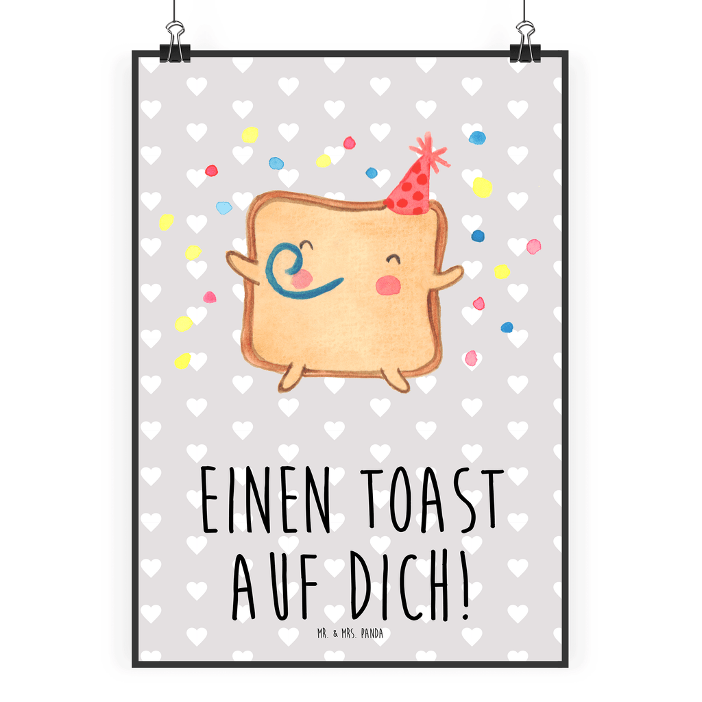 Poster Toast Party Poster, Wandposter, Bild, Wanddeko, Küchenposter, Kinderposter, Wanddeko Bild, Raumdekoration, Wanddekoration, Handgemaltes Poster, Mr. & Mrs. Panda Poster, Designposter, Kunstdruck, Posterdruck, Liebe, Partner, Freund, Freundin, Ehemann, Ehefrau, Heiraten, Verlobung, Heiratsantrag, Liebesgeschenk, Jahrestag, Hocheitstag, Valentinstag, Geschenk für Frauen, Hochzeitstag, Mitbringsel, Geschenk für Freundin, Geschenk für Partner, Liebesbeweis, für Männer, für Ehemann