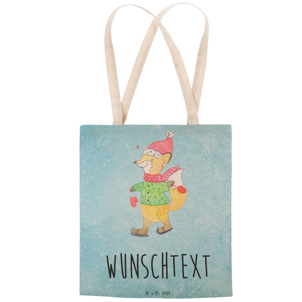 Personalisierte Einkaufstasche Fuchs  Schlittschuhe Personalisierte Tragetasche, Personalisierte Tasche, Personalisierter Beutel, Personalisierte Stofftasche, Personalisierte Baumwolltasche, Personalisierte Umhängetasche, Personalisierter Shopper, Personalisierte Einkaufstasche, Personalisierte Beuteltasche, Tragetasche mit Namen, Tasche mit Namen, Beutel mit Namen, Stofftasche mit Namen, Baumwolltasche mit Namen, Umhängetasche mit Namen, Shopper mit Namen, Einkaufstasche mit Namen, Beuteltasche, Wunschtext, Wunschnamen, Personalisierbar, Personalisierung, Winter, Weihnachten, Weihnachtsdeko, Nikolaus, Advent, Heiligabend, Wintermotiv, Weihnachtsmann, Weihnachtstage, Weihnachtsbaum, Tannenbaum, Weihnachtszeit