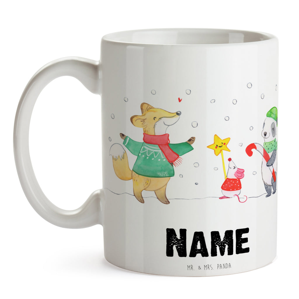 Personalisierte Tasse Winter Weihnachtsfreude Personalisierte Tasse, Namenstasse, Wunschname, Personalisiert, Tasse, Namen, Drucken, Tasse mit Namen, Winter, Weihnachten, Weihnachtsdeko, Nikolaus, Advent, Heiligabend, Wintermotiv, Weihnachtsmann, Weihnachtstage, Fuchs, Weihnachtsbaum, Tannenbaum, Weihnachtszeit