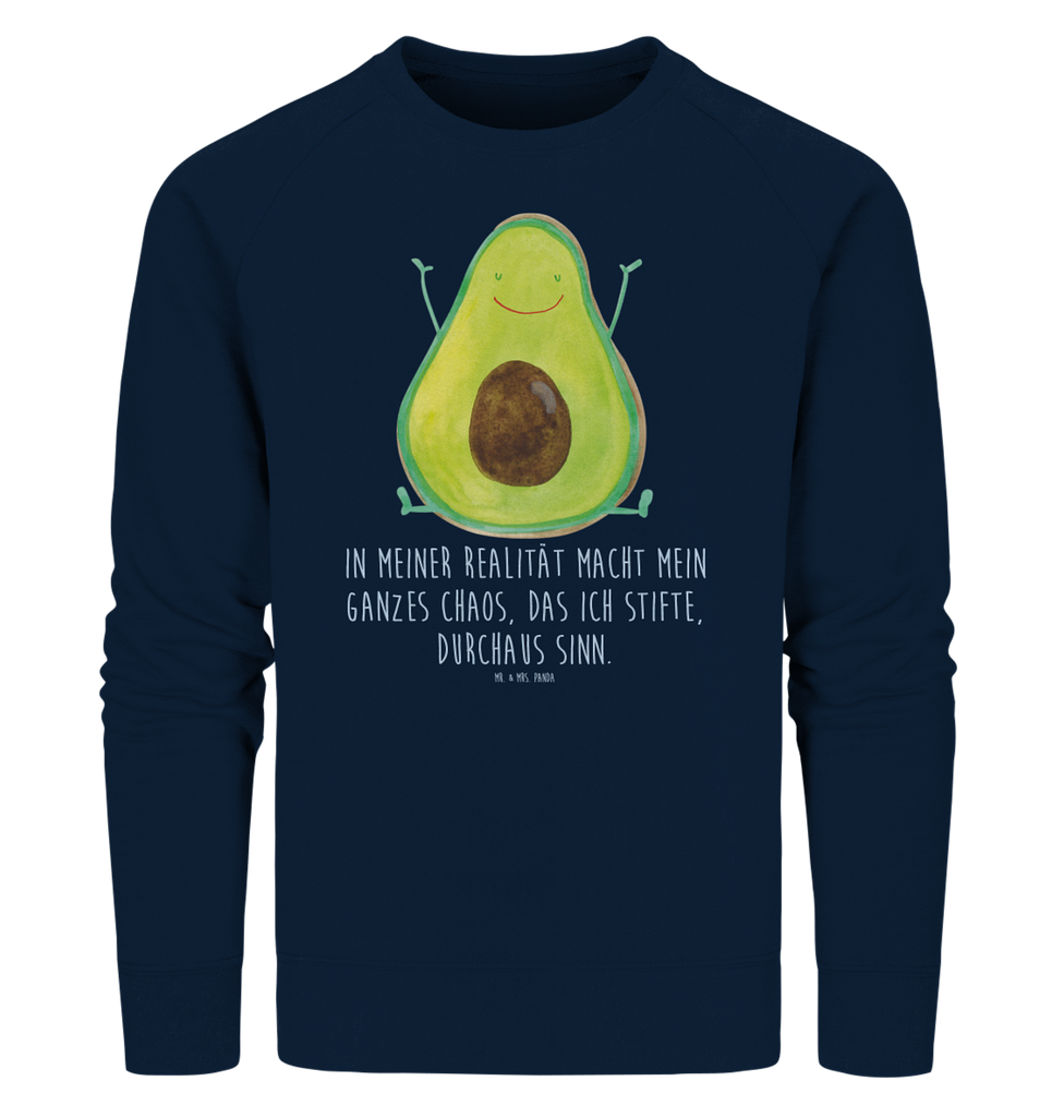 Organic Pullover Avocado Happy Pullover, Pullover Männer, Pullover Frauen, Sweatshirt, Sweatshirt Männer, Sweatshirt Frauen, Unisex, Avocado, Veggie, Vegan, Gesund, Chaos