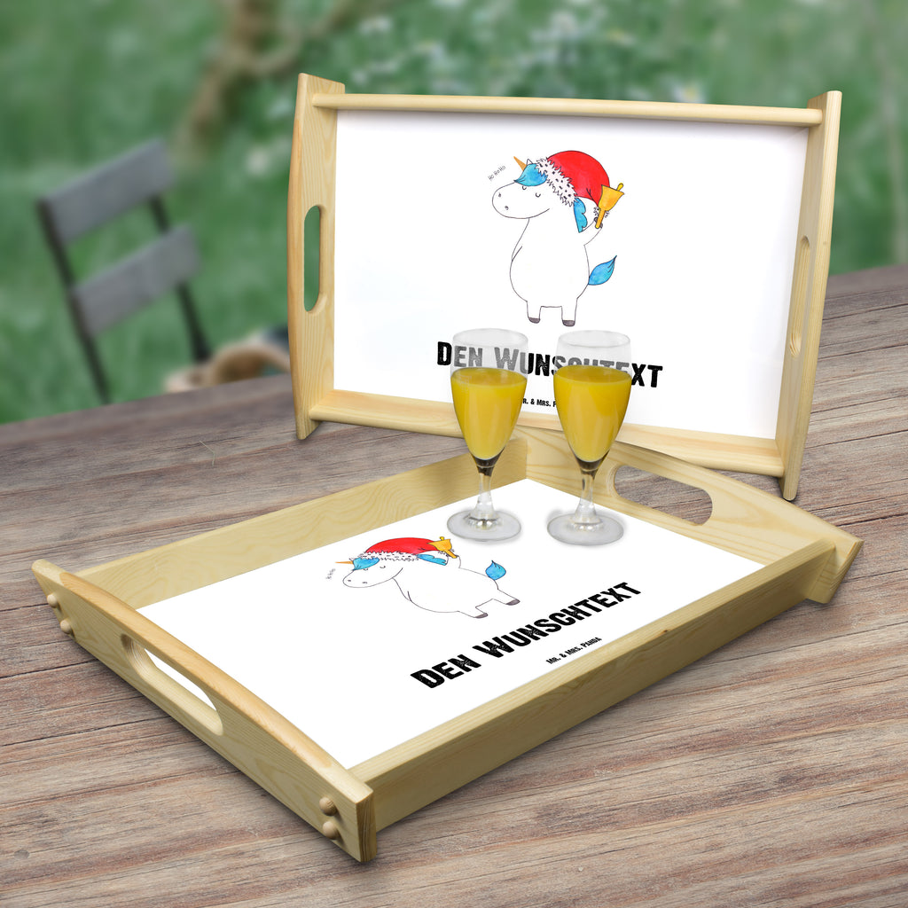 Personalisiertes Serviertablett Einhorn Weihnachtsmann Personalisiertes Serviertablett, Personalisiertes Tablett, Personalisiertes Holztablett, Personalisiertes Küchentablett, Personalisiertes Dekotablett, Personalisiertes Frühstückstablett, Serviertablett mit Namen, Tablett mit Namen, Einhorn, Einhörner, Einhorn Deko, Pegasus, Unicorn, Gin, Schokolade, Schoki, Weihnachten, Weihnachtsmann, Nikolaus, Wunschzettel, Wunschliste, Feenstaub