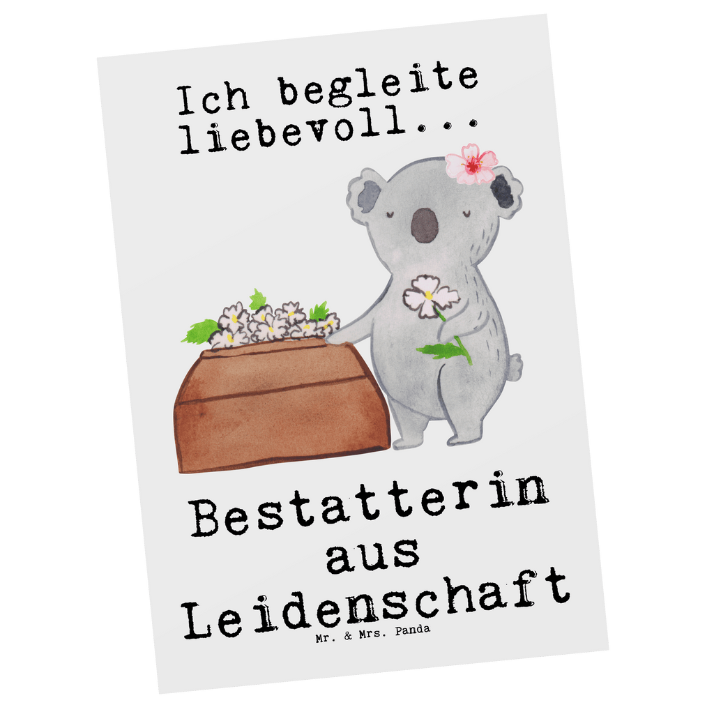 Postkarte Bestatterin aus Leidenschaft Postkarte, Karte, Geschenkkarte, Grußkarte, Einladung, Ansichtskarte, Geburtstagskarte, Einladungskarte, Dankeskarte, Ansichtskarten, Einladung Geburtstag, Einladungskarten Geburtstag, Beruf, Ausbildung, Jubiläum, Abschied, Rente, Kollege, Kollegin, Geschenk, Schenken, Arbeitskollege, Mitarbeiter, Firma, Danke, Dankeschön