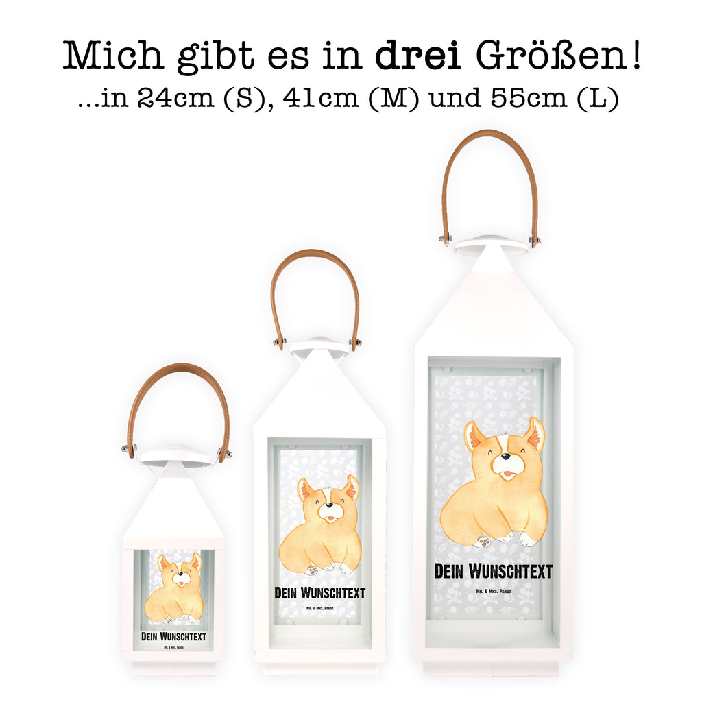 Personalisierte Deko Laterne Corgie Gartenlampe, Gartenleuchte, Gartendekoration, Gartenlicht, Laterne kleine Laternen, XXL Laternen, Laterne groß, Hund, Hundemotiv, Haustier, Hunderasse, Tierliebhaber, Hundebesitzer, Sprüche, Corgie, Welsh Corgie Pembroke, britisch, Motivation, Spruch, Hundespruch, Lebensfreude