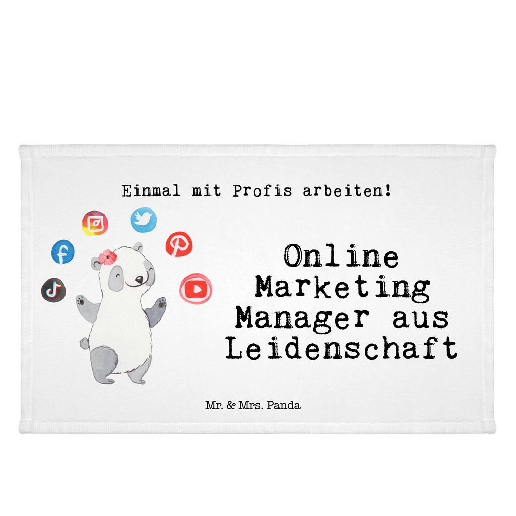 Handtuch Online Marketing Manager aus Leidenschaft Gästetuch, Reisehandtuch, Sport Handtuch, Frottier, Kinder Handtuch, Beruf, Ausbildung, Jubiläum, Abschied, Rente, Kollege, Kollegin, Geschenk, Schenken, Arbeitskollege, Mitarbeiter, Firma, Danke, Dankeschön, Online Marketing, Manager, Marketingmanager, Influencer Marketing, Digital Marketing