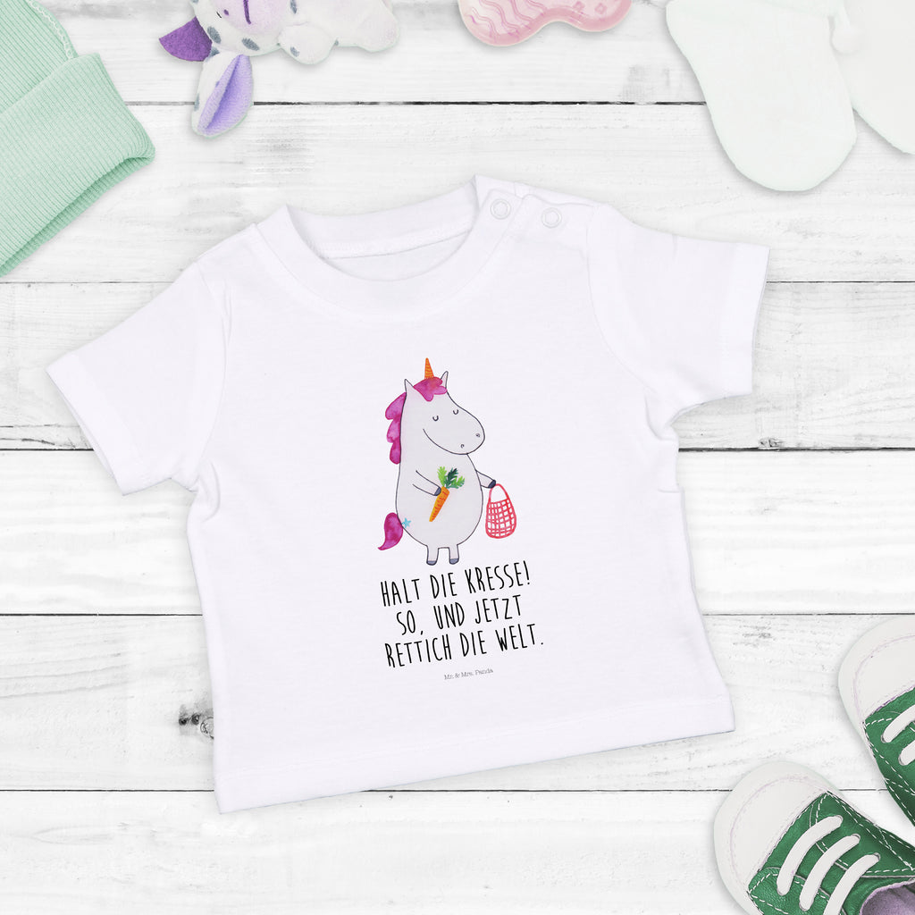 Organic Baby Shirt Einhorn Gemüse Baby T-Shirt, Jungen Baby T-Shirt, Mädchen Baby T-Shirt, Shirt, Einhorn, Einhörner, Einhorn Deko, Pegasus, Unicorn, Biomarkt, Bio, Gemüse, Wochenmarkt