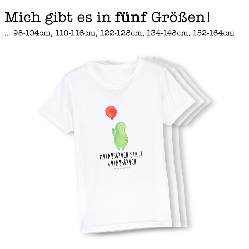 Organic Kinder T-Shirt Schildkröte Luftballon Kinder T-Shirt, Kinder T-Shirt Mädchen, Kinder T-Shirt Jungen, Schildkröte, Schildkröten, Mutausbruch, Motivation, Motivationsspruch