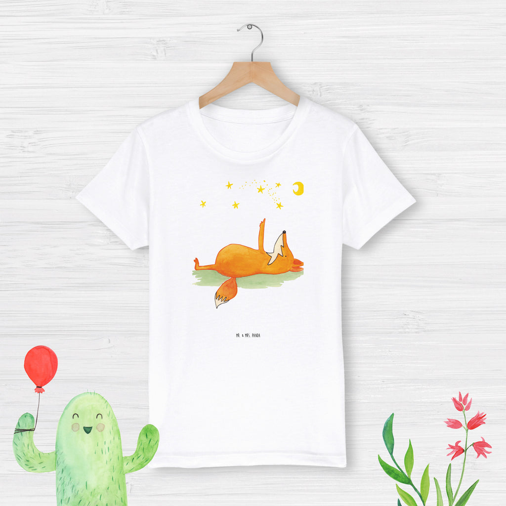 Organic Kinder T-Shirt Fuchs Sterne Kinder T-Shirt, Kinder T-Shirt Mädchen, Kinder T-Shirt Jungen, Fuchs, Füchse, tröstende Worte, Spruch positiv, Spruch schön, Romantik, Always Look on the Bright Side of Life