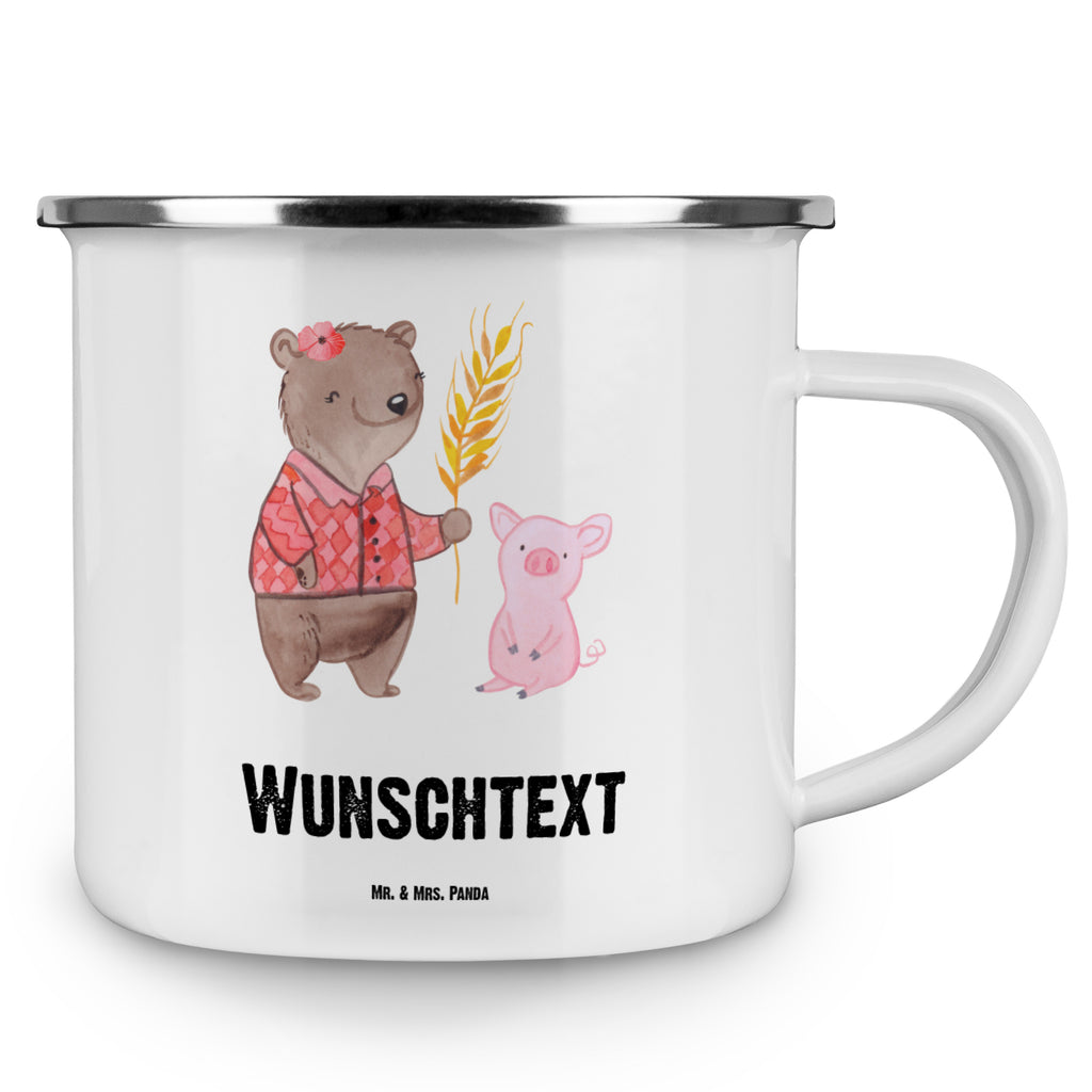 Personalisierte Emaille Tasse Bäuerin mit Herz Emaille Tasse personalisiert, Emaille Tasse mit Namen, Campingtasse personalisiert, Namenstasse, Campingtasse bedrucken, Campinggeschirr personalsisert, tasse mit namen, personalisierte tassen, personalisierte tasse, tasse selbst gestalten, tasse bedrucken, tassen bedrucken, Beruf, Ausbildung, Jubiläum, Abschied, Rente, Kollege, Kollegin, Geschenk, Schenken, Arbeitskollege, Mitarbeiter, Firma, Danke, Dankeschön, Landwirtin, Bäuerin, Tierwirtin, Agronomin, Farmerin, Bauernhof