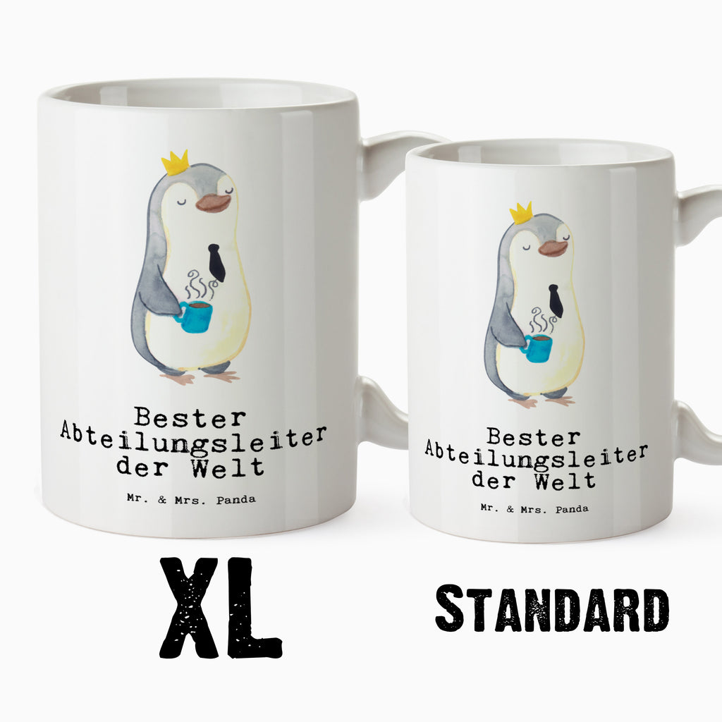 XL Tasse Pinguin Bester Abteilungsleiter der Welt XL Tasse, Große Tasse, Grosse Kaffeetasse, XL Becher, XL Teetasse, spülmaschinenfest, Jumbo Tasse, Groß, für, Dankeschön, Geschenk, Schenken, Geburtstag, Geburtstagsgeschenk, Geschenkidee, Danke, Bedanken, Mitbringsel, Freude machen, Geschenktipp, Abteilungsleiter, Leiter, Geschäftsführer, Vorgesetzter, Kollege, Arbeit, Büro, Abschiedsgeschenk, Ruhestand, Abschied, Chef