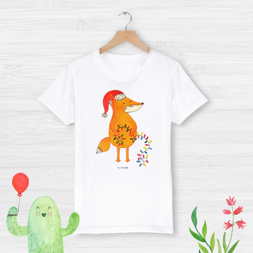 Organic Kinder T-Shirt Fuchs Weihnachten Kinder T-Shirt, Kinder T-Shirt Mädchen, Kinder T-Shirt Jungen, Winter, Weihnachten, Weihnachtsdeko, Nikolaus, Advent, Heiligabend, Wintermotiv, Fuchs, Füchse, Spruch schön, Geschenk Weihnachten, Weihnachtsmann, Weihnachtszeit