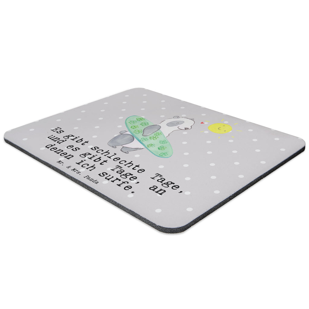 Mauspad Panda Surfen Tage Mousepad, Computer zubehör, Büroausstattung, PC Zubehör, Arbeitszimmer, Mauspad, Einzigartiges Mauspad, Designer Mauspad, Mausunterlage, Mauspad Büro, Geschenk, Sport, Sportart, Hobby, Schenken, Danke, Dankeschön, Auszeichnung, Gewinn, Sportler, Wellenreiten, Surfen, Surfschule