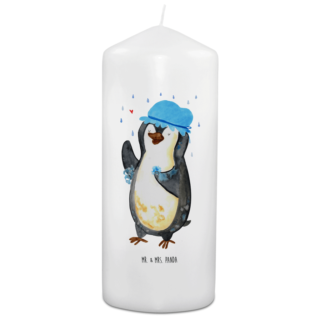 Kerze Pinguin duscht Kerze, Taufkerze, Kommunionskerze, Geburtstagskerze, Geschenk Kerze, Taufgeschenk Kerze, Kerze mit Druck, Besondere Kerze, Geschenkidee Kerze, Kerze für Kommunion, Geburtstag Kerze, Kommunion Kerze, Pinguin, Pinguine, Dusche, duschen, Lebensmotto, Motivation, Neustart, Neuanfang, glücklich sein