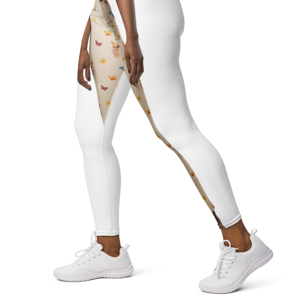 Yogahose Nachtfalter Fähnchen Muster Yogapants, Yogaleggings, Yogaleggins, Yogahose Damen, Yogahose, Frauen, Yogahose Mädchen, Yogahose Kinder, Yogahose Herren, Yogahose Männer, Tiermotive, Gute Laune, lustige Sprüche, Tiere, Nachtfalter, Käfer, Spruch lustig, Spruch witzig, süß, niedlich, Küche Deko, Was kostet die Welt