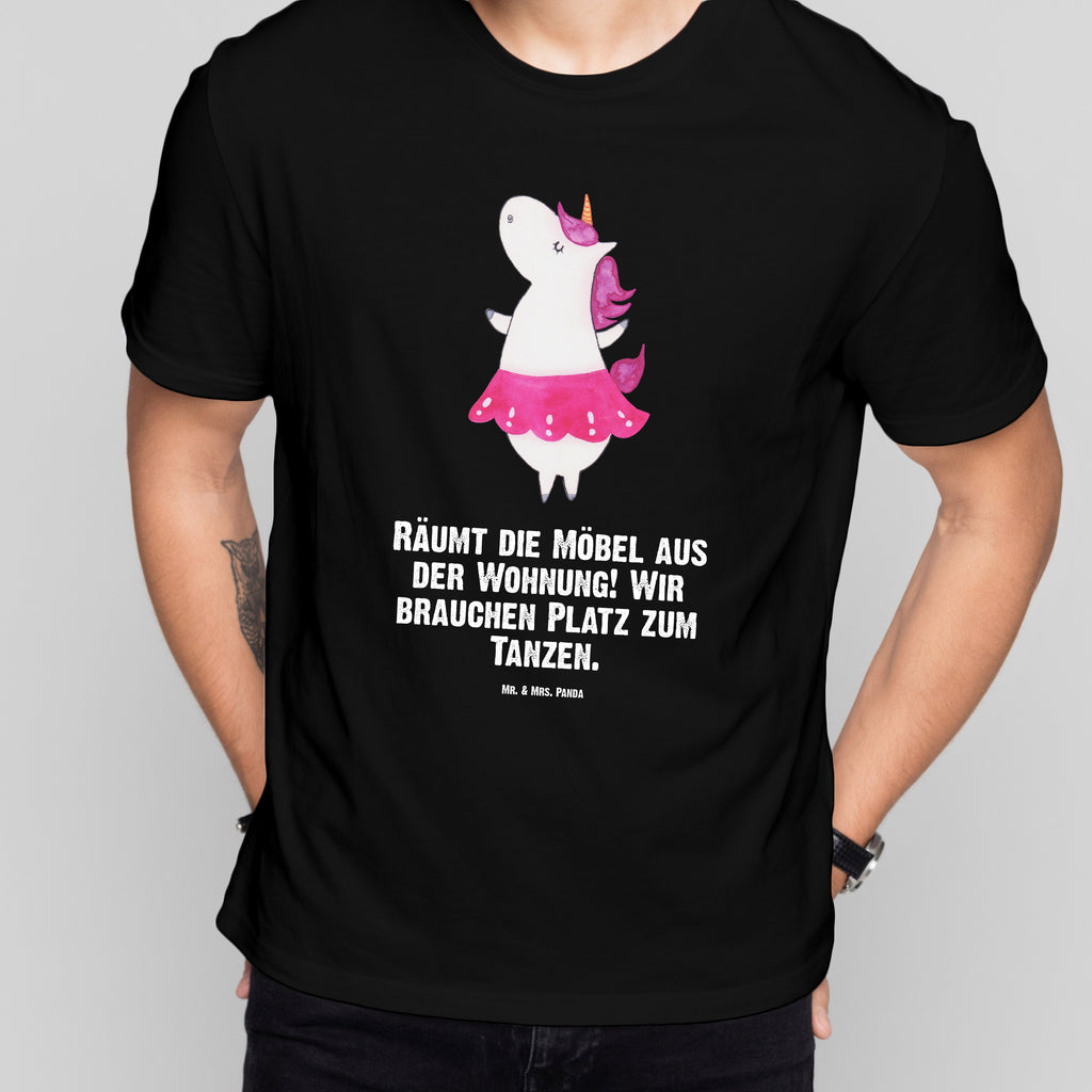 T-Shirt Standard Einhorn Ballerina T-Shirt, Shirt, Tshirt, Lustiges T-Shirt, T-Shirt mit Spruch, Party, Junggesellenabschied, Jubiläum, Geburstag, Herrn, Damen, Männer, Frauen, Schlafshirt, Nachthemd, Sprüche, Einhorn, Einhörner, Einhorn Deko, Pegasus, Unicorn, Tanzen, Ballerina, Wohnung, Spaß, Feiern, Geburtstag, Tänzerin, Lebenslust, Lebensfreude