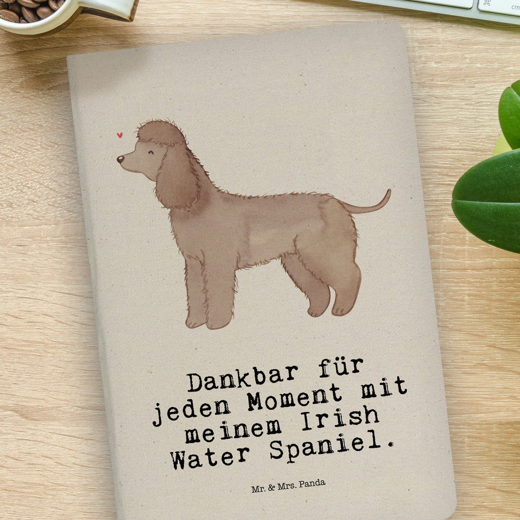 Baumwoll Notizbuch Irish Water Spaniel Moment Notizen, Eintragebuch, Tagebuch, Notizblock, Adressbuch, Journal, Kladde, Skizzenbuch, Notizheft, Schreibbuch, Schreibheft, Hund, Hunderasse, Rassehund, Hundebesitzer, Geschenk, Tierfreund, Schenken, Welpe, Irish Water Spaniel, Jagdhund