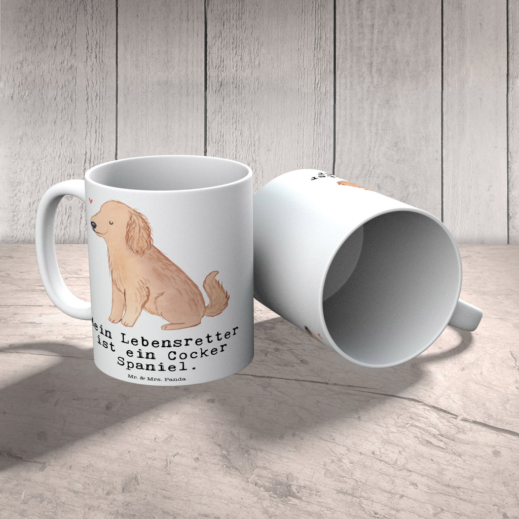 Tasse Cocker Spaniel Lebensretter Tasse, Kaffeetasse, Teetasse, Becher, Kaffeebecher, Teebecher, Keramiktasse, Porzellantasse, Büro Tasse, Geschenk Tasse, Tasse Sprüche, Tasse Motive, Kaffeetassen, Tasse bedrucken, Designer Tasse, Cappuccino Tassen, Schöne Teetassen, Hund, Hunderasse, Rassehund, Hundebesitzer, Geschenk, Tierfreund, Schenken, Welpe, Englische Cockerspaniel, Cocker Spaniel