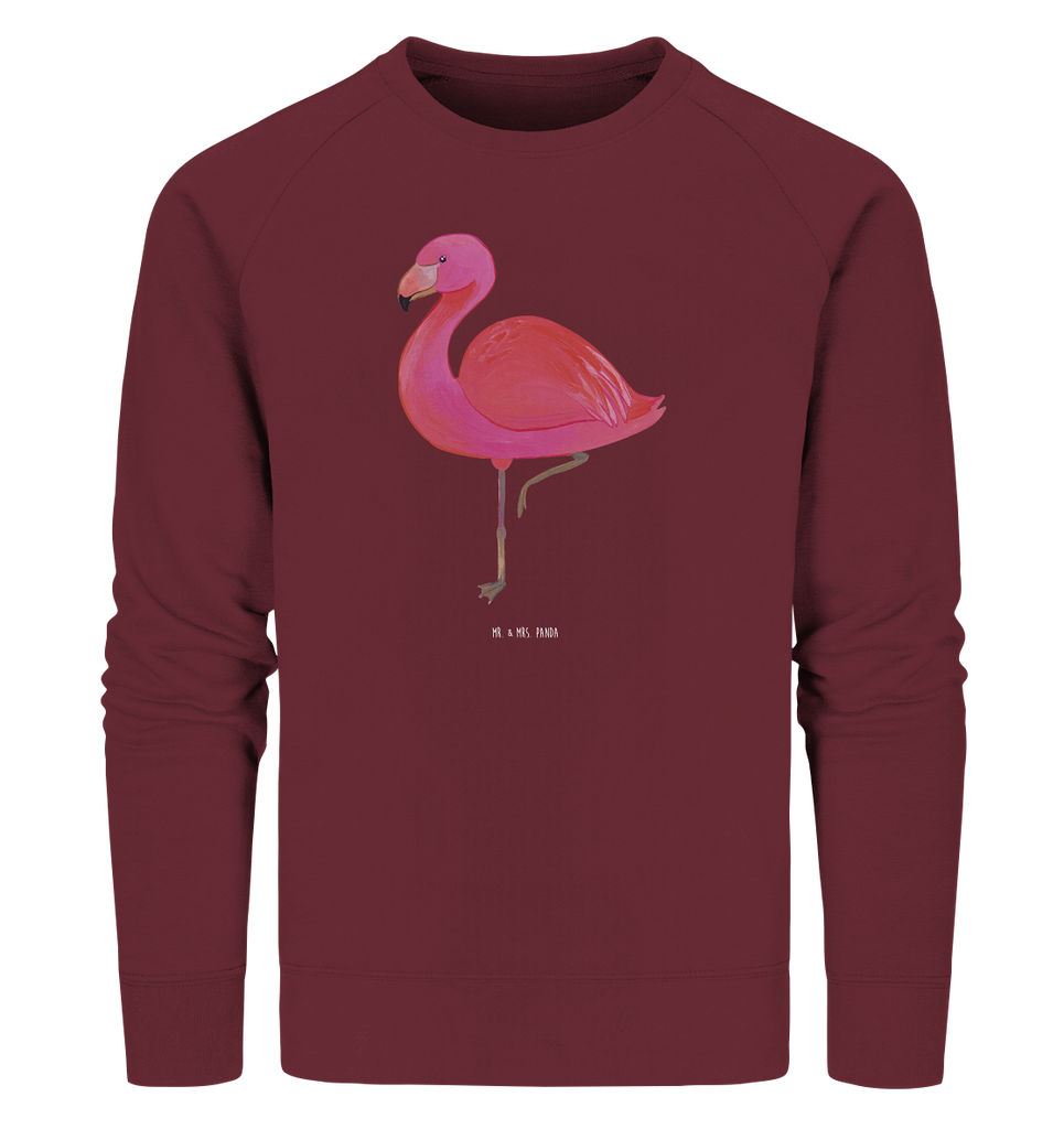 Organic Pullover Flamingo classic Pullover, Pullover Männer, Pullover Frauen, Sweatshirt, Sweatshirt Männer, Sweatshirt Frauen, Unisex, Flamingo, Einzigartig, Selbstliebe, Stolz, ich, für mich, Spruch, Freundin, Freundinnen, Außenseiter, Sohn, Tochter, Geschwister