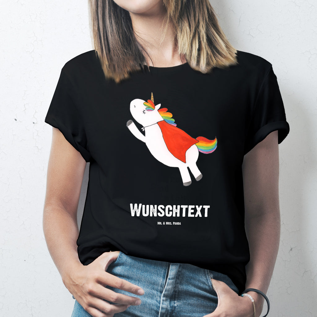 Personalisiertes T-Shirt Einhorn Super T-Shirt Personalisiert, T-Shirt mit Namen, T-Shirt mit Aufruck, Männer, Frauen, Wunschtext, Bedrucken, Einhorn, Einhörner, Einhorn Deko, Pegasus, Unicorn, Traummann, Superheld, Held, Freundin, Geschenk, Girl, Mädchen