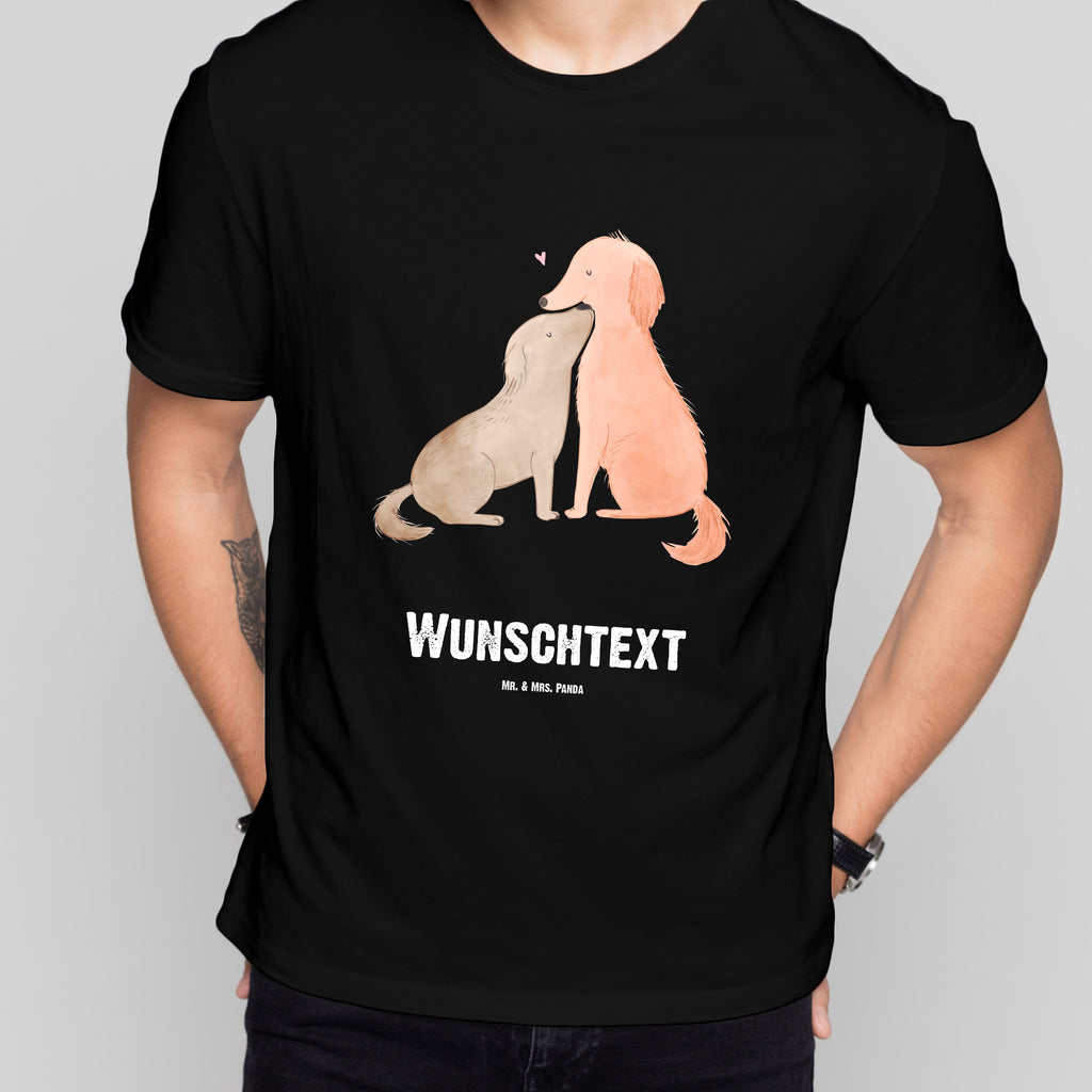 Personalisiertes T-Shirt Hunde Liebe T-Shirt Personalisiert, T-Shirt mit Namen, T-Shirt mit Aufruck, Männer, Frauen, Wunschtext, Bedrucken, Hund, Hundemotiv, Haustier, Hunderasse, Tierliebhaber, Hundebesitzer, Sprüche, Liebe, Hund. Hunde, Kuss, Vertrauen, Kuscheln, Herz