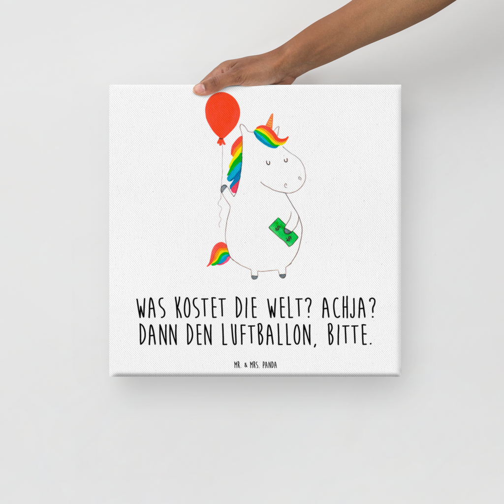 Leinwand Bild Einhorn Luftballon Leinwand, Bild, Kunstdruck, Wanddeko, Dekoration, Einhorn, Einhörner, Einhorn Deko, Pegasus, Unicorn, Luftballon, Geld, Lebenslust, Freude, Geschenk, Freundin